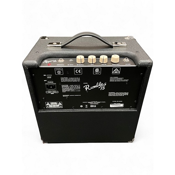 Used Fender Rumble 15 15W 1X8 Bass Combo Amp