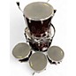 Used Sound Percussion Labs 5 Piece Complete Red Drum Kit