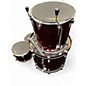 Used Sound Percussion Labs 5 Piece Complete Red Drum Kit