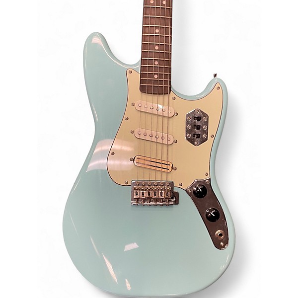 Used Squier Cyclone Sonic Blue Solid Body Electric Guitar