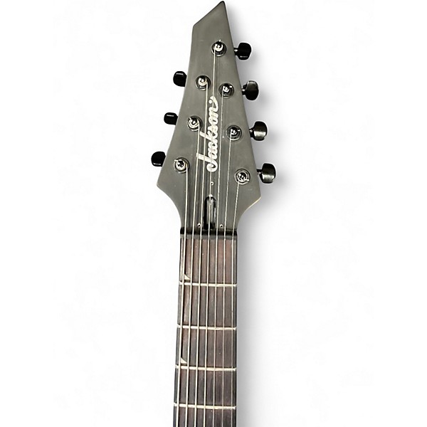 Used Jackson JS22-7 Dinky 7 String Black Solid Body Electric Guitar