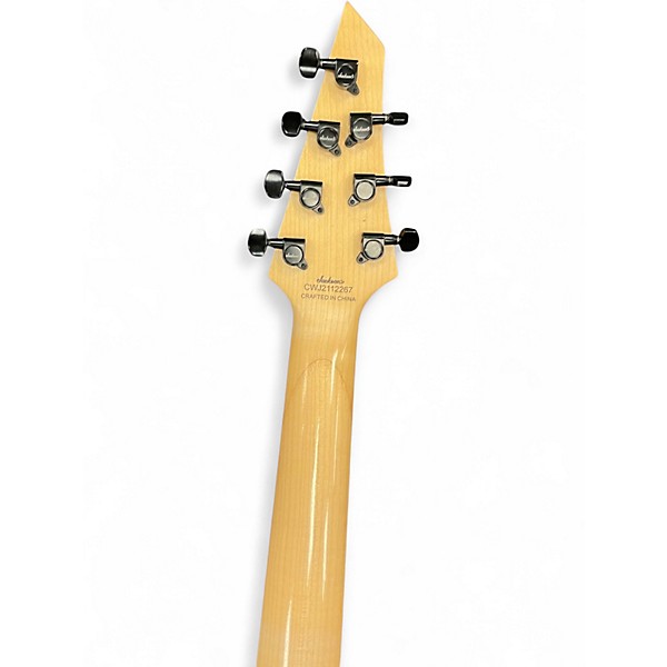 Used Jackson JS22-7 Dinky 7 String Black Solid Body Electric Guitar