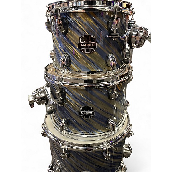 Used Mapex 5 Piece Armory Marine Spiral Drum Kit