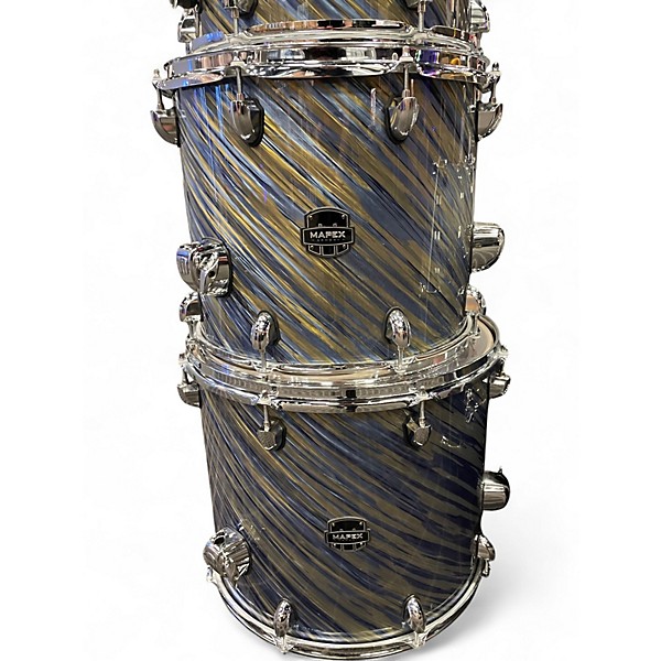 Used Mapex 5 Piece Armory Marine Spiral Drum Kit