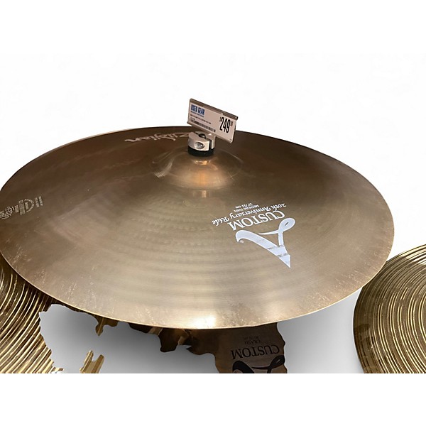 Used Zildjian 21in A Custom 20th Anniversary Ride Cymbal