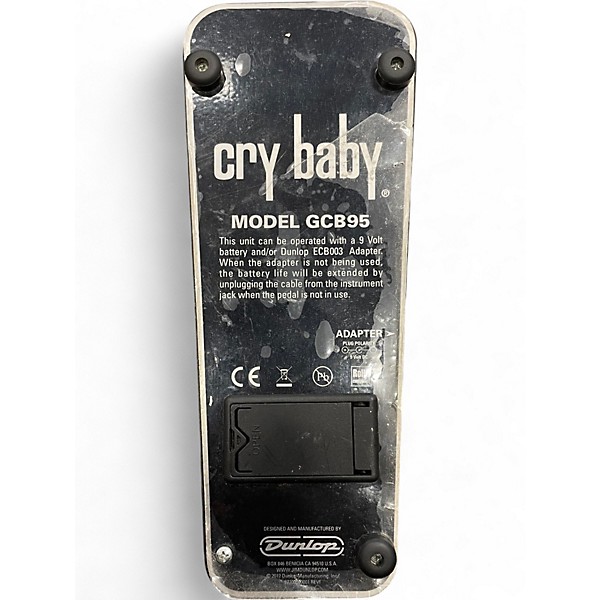 Used Dunlop GCB95 Original Crybaby Wah Effect Pedal