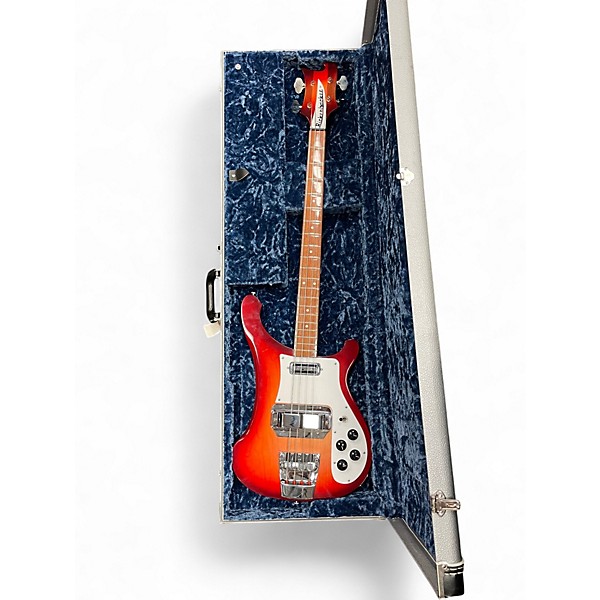 Used Rickenbacker 4001C64S Fireglo Electric Bass Guitar