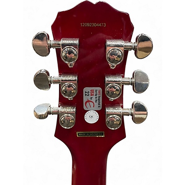 Used Epiphone Les Paul Standard Pro 2 Tone Sunburst Solid Body Electric Guitar