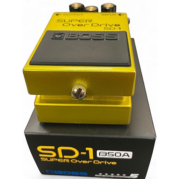 Used BOSS SD1 Super Overdrive 50th anniversary Effect Pedal