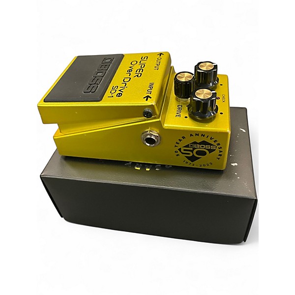 Used BOSS SD1 Super Overdrive 50th anniversary Effect Pedal