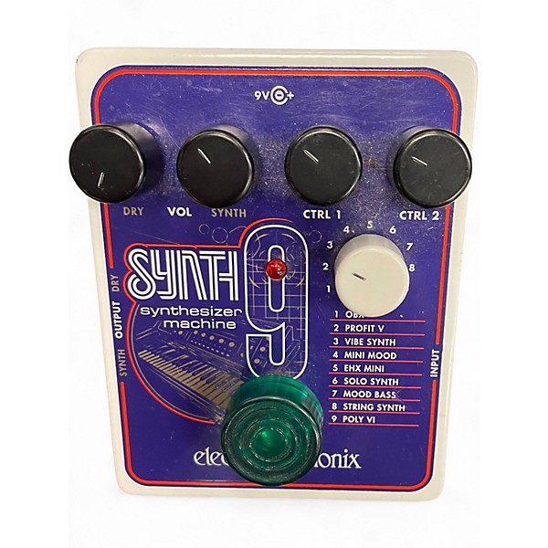 Used Electro-Harmonix SYNTH9 Synthesizer Effect Pedal