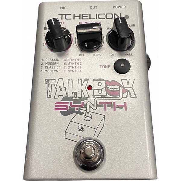 Used TC Helicon TALKBOX SYNTH Effect Pedal