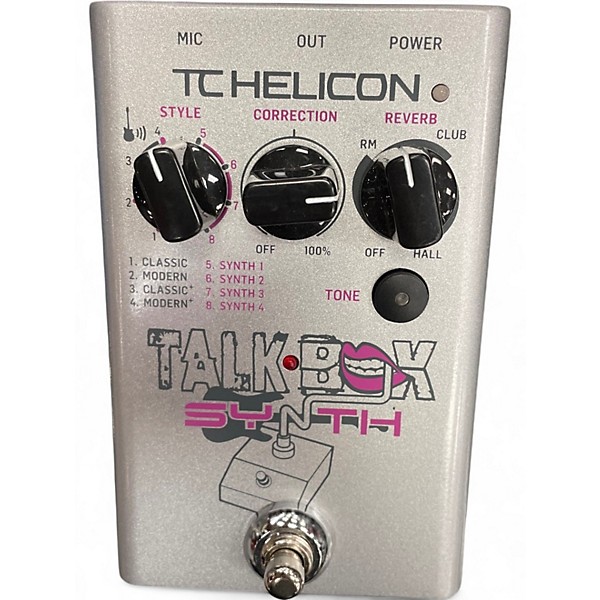 Used TC Helicon TALKBOX SYNTH Effect Pedal