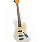 Used Cnz Audio J Style White Electric Bass Guitar