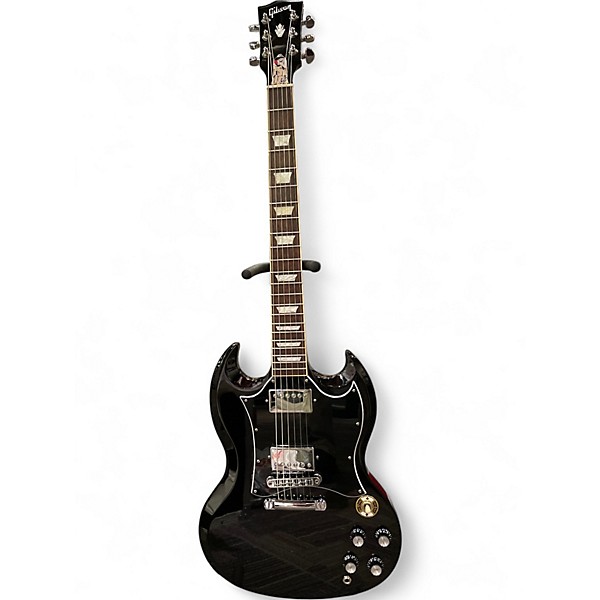 Used Gibson SG Standard Black Solid Body Electric Guitar