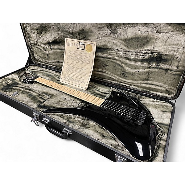 Used Gary Kramer Simulator R Black Solid Body Electric Guitar