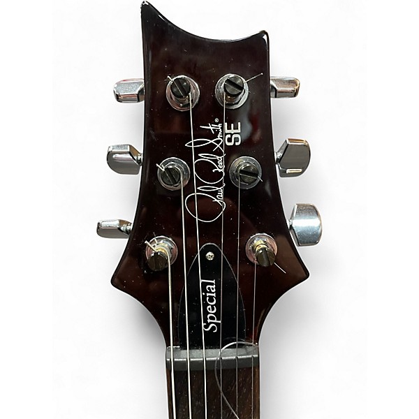 Used PRS SE SPECIAL Orange Tiger Smokeburst Hollow Body Electric Guitar