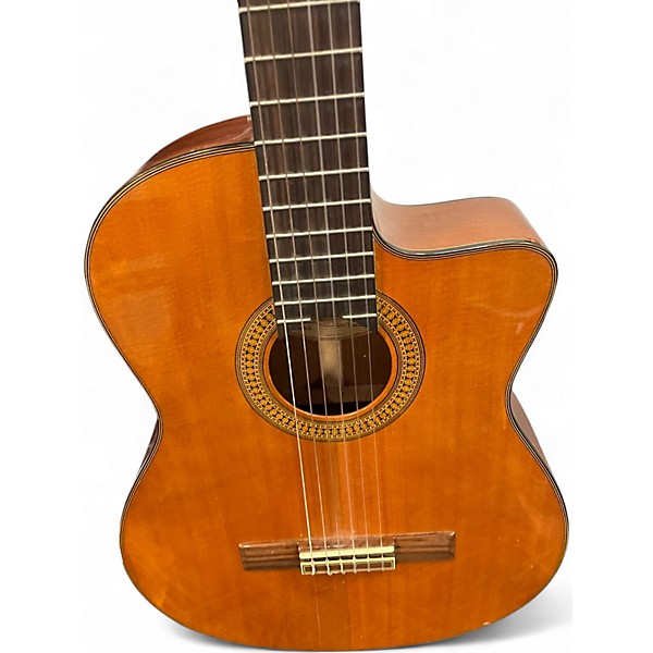 Used Washburn C64SCE Natural Acoustic Guitar