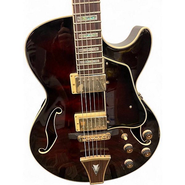 Used Ibanez AG95 Artcore Expressionist DARK BROWN SUNBURST Hollow Body Electric Guitar