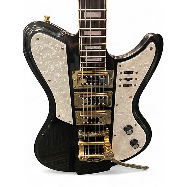 Used Schecter Guitar Research Ultra III Black Solid Body Electric Guitar