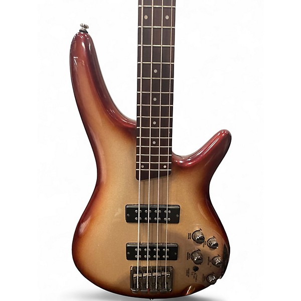 Used Ibanez SR300 charred champagne burst Electric Bass Guitar