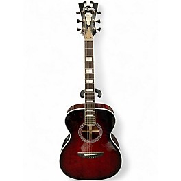 Used D'Angelico PREMIER TAMMANY TRANS BLACK CHERRY BURST Acoustic Electric Guitar