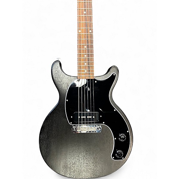 Used 2019 Gibson Les Paul Junior Tribute DC WORN EBONY Solid Body Electric Guitar