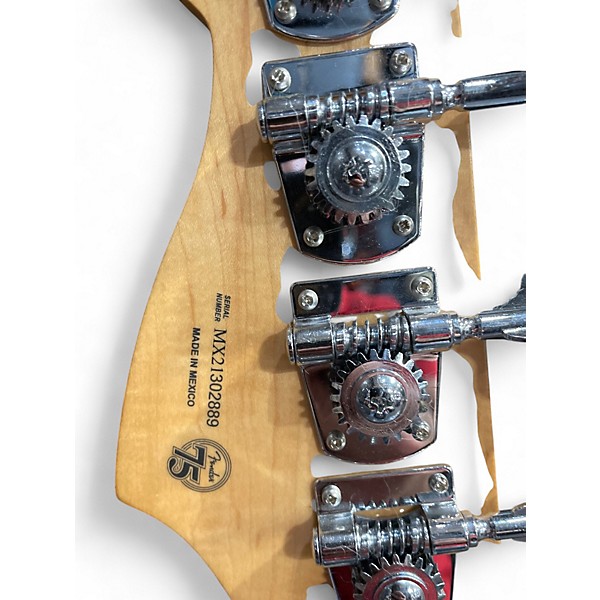 Used Fender Player Plus Precision Bass Ocean Turquoise Electric Bass Guitar