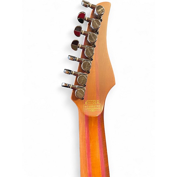 Used Schecter Guitar Research banshee mach 7 falloutburst Solid Body Electric Guitar