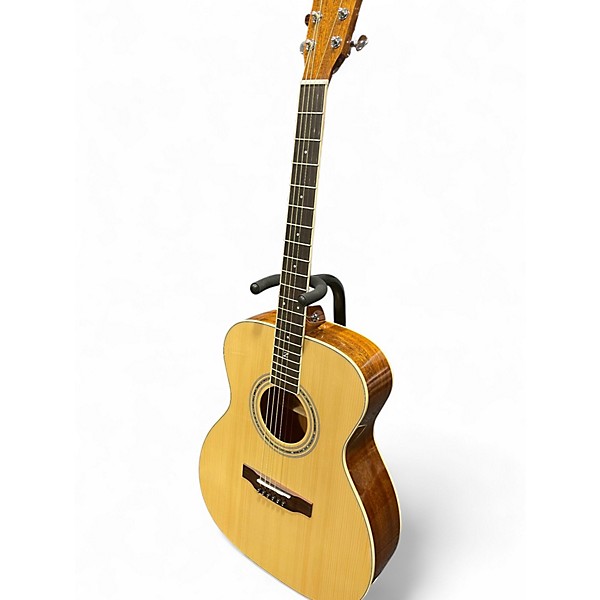 Used Zager ZAD 50 OM NA Natural Acoustic Guitar