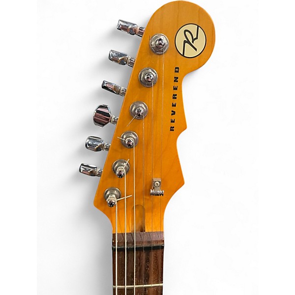 Used Reverend FLATROC ALABASTER Solid Body Electric Guitar