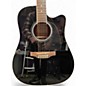 Used Takamine gd38ce Black 12 String Acoustic Electric Guitar