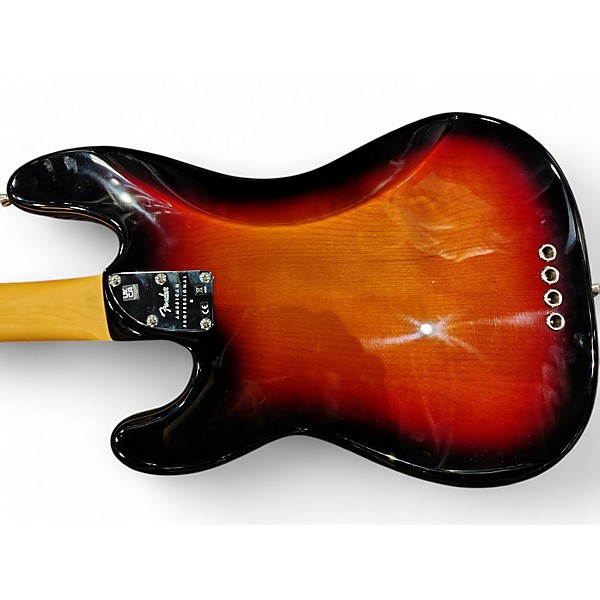 Used Fender American Professional II Precision Bass 2 Color Sunburst Electric Bass Guitar
