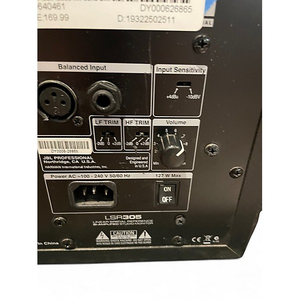 Used JBL LSR305 Pair Powered Monitor