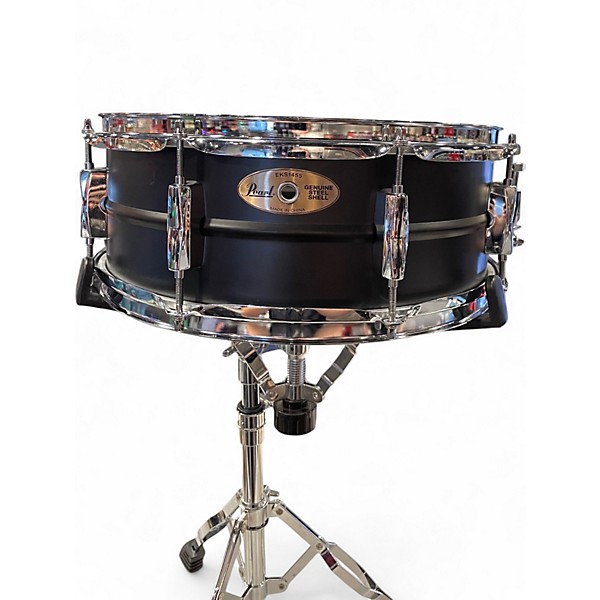 Used Pearl 5.5X14 sk910c black Drum