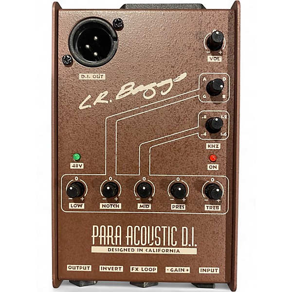 Used L.r. Baggs PARA ACOUSTIC D.I. Pedal