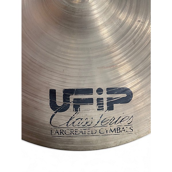 Used UFIP 12in Class Series 12'' Earcreated Cymbals Cymbal