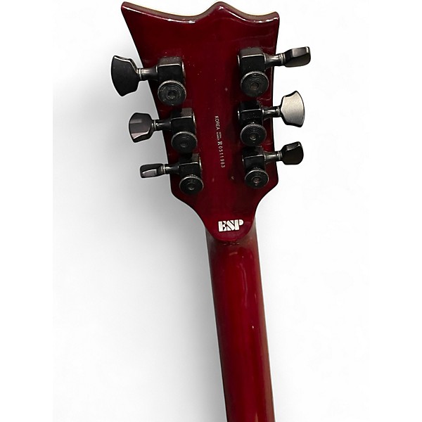 Used ESP EC1000 Deluxe Red Solid Body Electric Guitar