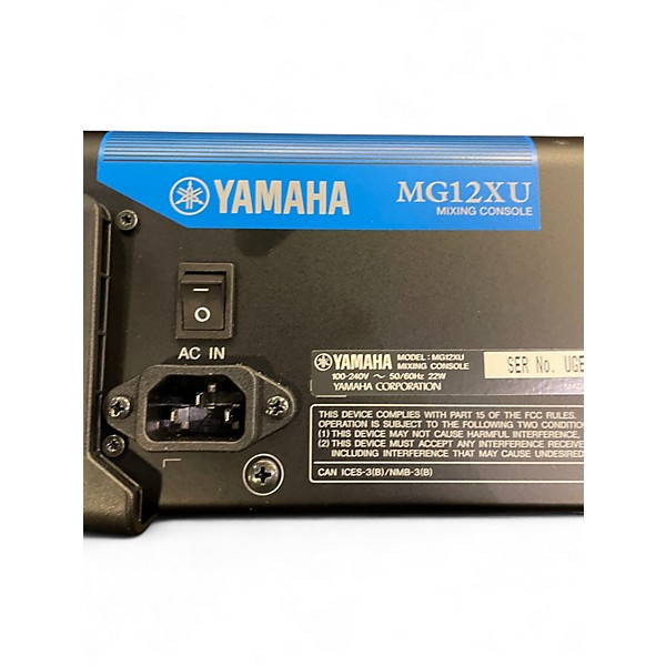 Used Yamaha MG12XU Unpowered Mixer