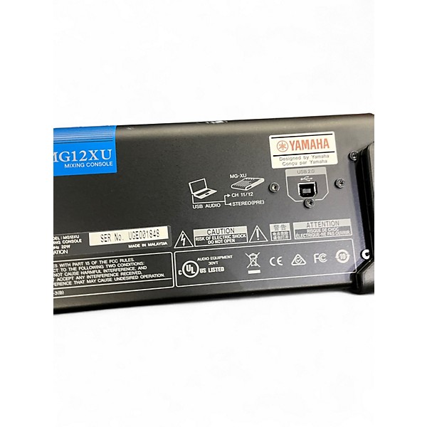 Used Yamaha MG12XU Unpowered Mixer