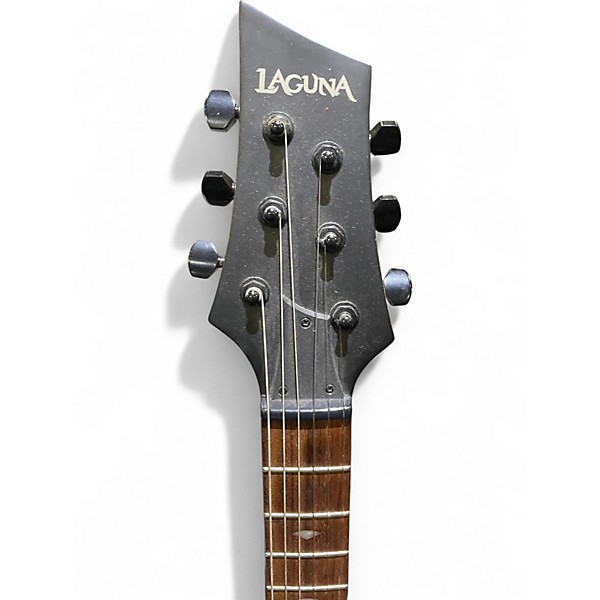 Used Laguna LE50 Short Scale Satin Black Electric Guitar