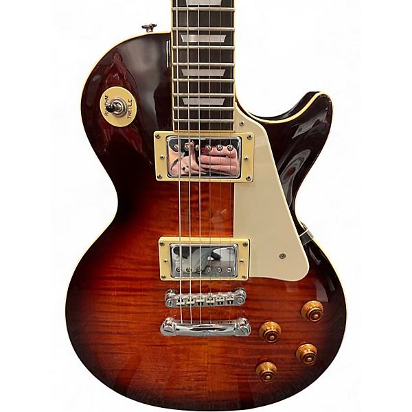 Used Epiphone Les Paul Standard Plus Top Tobacco Burst Solid Body Electric Guitar