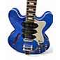 Used 2015 Epiphone Riviera Custom P93 Royale Blue Hollow Body Electric Guitar