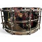 Used Ludwig 14in Black Beauty Hammered Snare  Hammered Nickel Over Brass Drum
