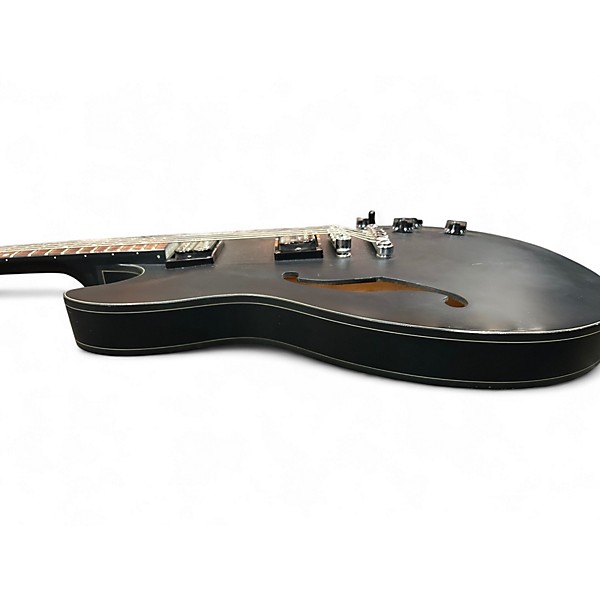 Used Ibanez AS73 Satin Black Hollow Body Electric Guitar