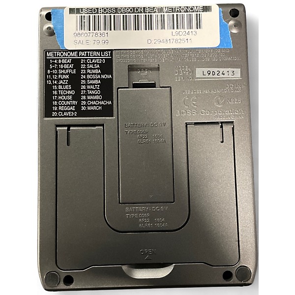Used BOSS DB90 Dr Beat Metronome