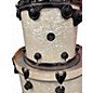 Used 1999 DW 3 Piece Black Badge 3 Piece Drum Kit Ultra White Marine Pearl Drum Kit thumbnail
