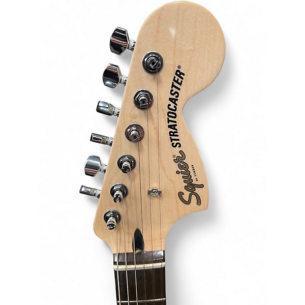 Used Squier Affinity Stratocaster Charcoal Frost Metallic Solid Body Electric Guitar