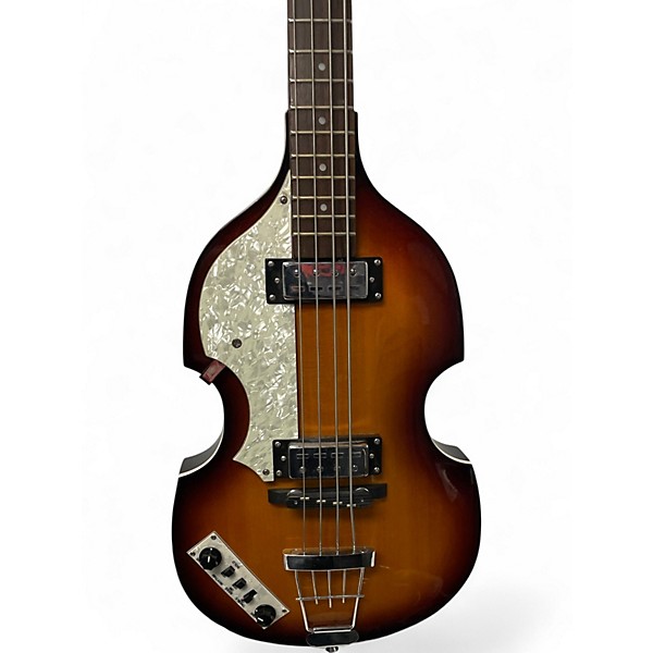 Used Hofner B-Bass Hi Series Left Handed 2 Color Sunburst Electric Bass Guitar