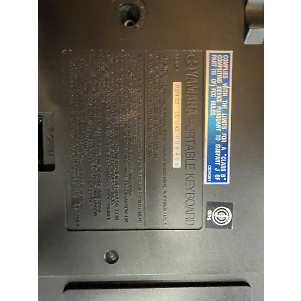 Used Yamaha psr-22 Digital Piano